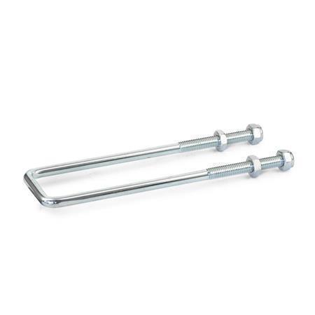 Otto Ganter Square U Bolt for GN 851 / GN 851.1 / GN 851.2 / GN 851.3 Latch Type Toggle Clamp, GN 951.1